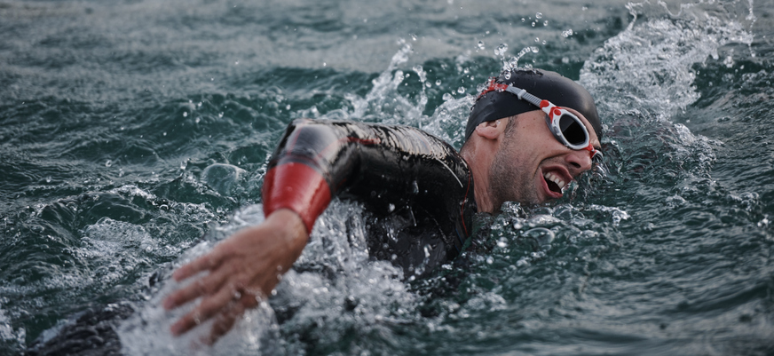 ironman swimmer